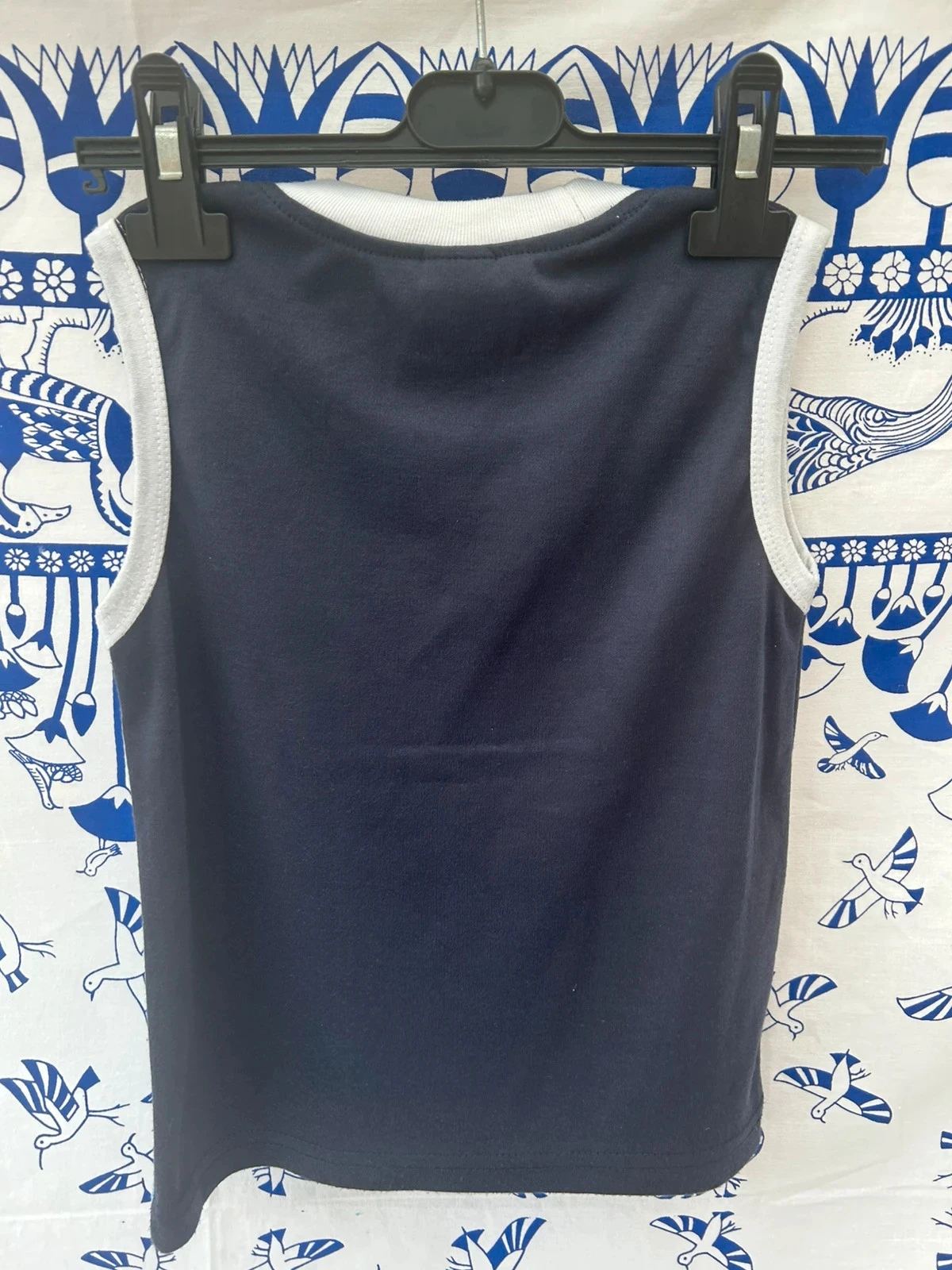 Blauwe jongens tanktop 6 jaar sport voetbal – photo 4